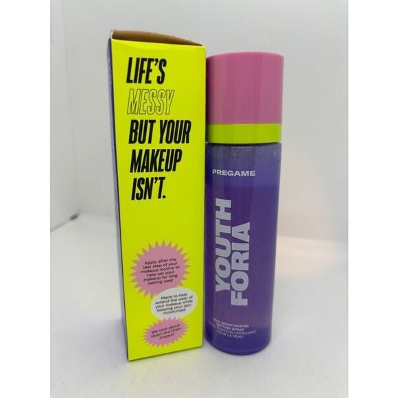 NIB YOUTH FORIA Skin Moisturizing Serum Setting Spray & Primer 3.3 & 1 Fl Oz SET - Picture 2 of 9